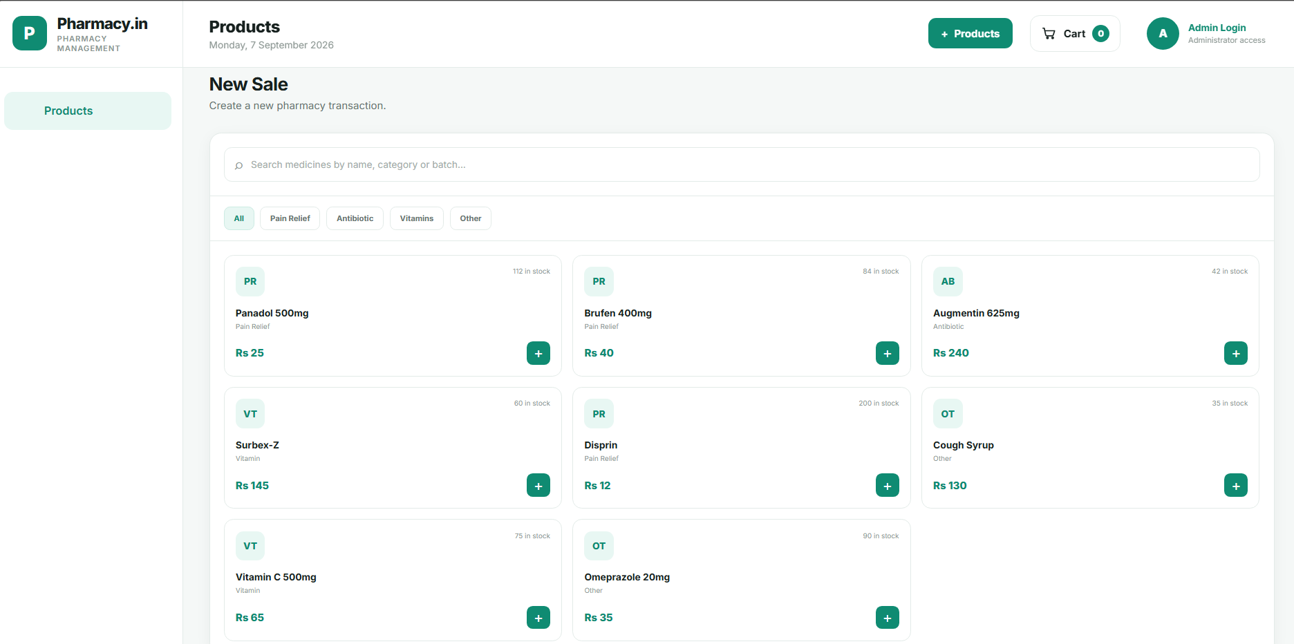Pharmacy — Healthcare, Simplified software store by Zentora